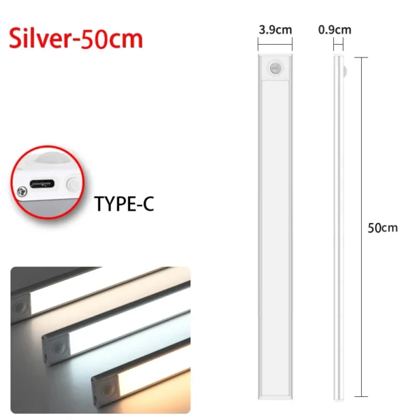 LED Motion Sensor Cabinet Light – USB Rechargeable - Image 10