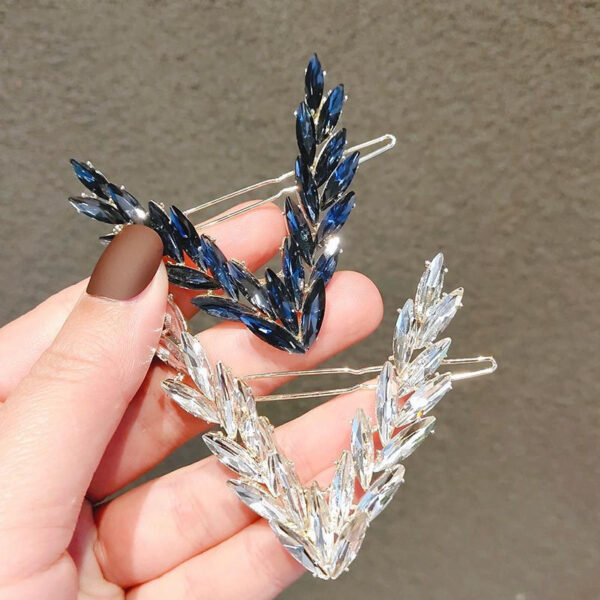 Luxury Crystal V Shape Hair Clip for Women & Girls - Image 20