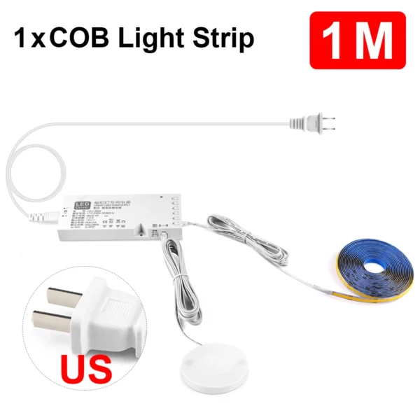 Rybakov COB LED Strip Touch Light 320 LEDs/m – Warm/Neutral - Image 33