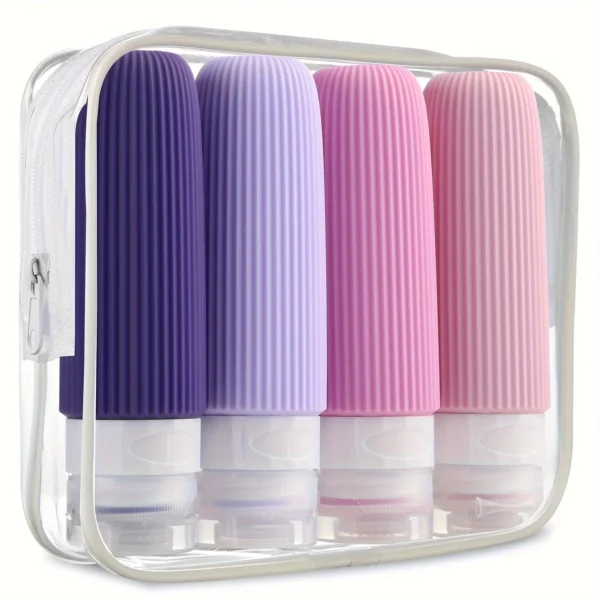 TSA Approved 3oz Silicone Travel Bottle Set - Image 9