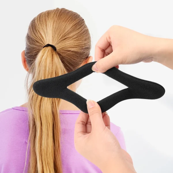 Curly Hair Maker Scrunchie Donut Bun Styling Headband - Image 23