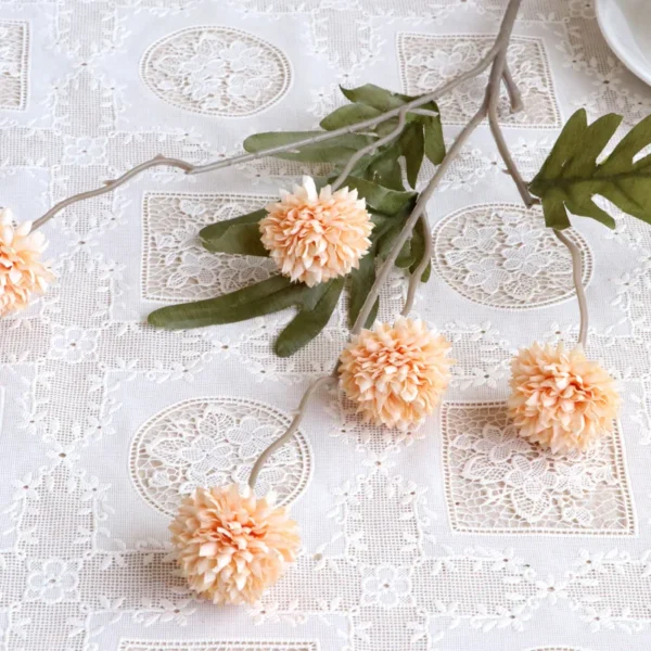 5-Head Artificial Dandelion Bouquet for Home & Weddings - Image 13
