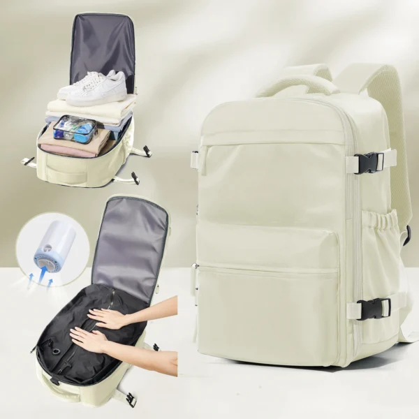 FLCC Vacuum Backpack for Travel, Business, & School – 20-35L - Image 10