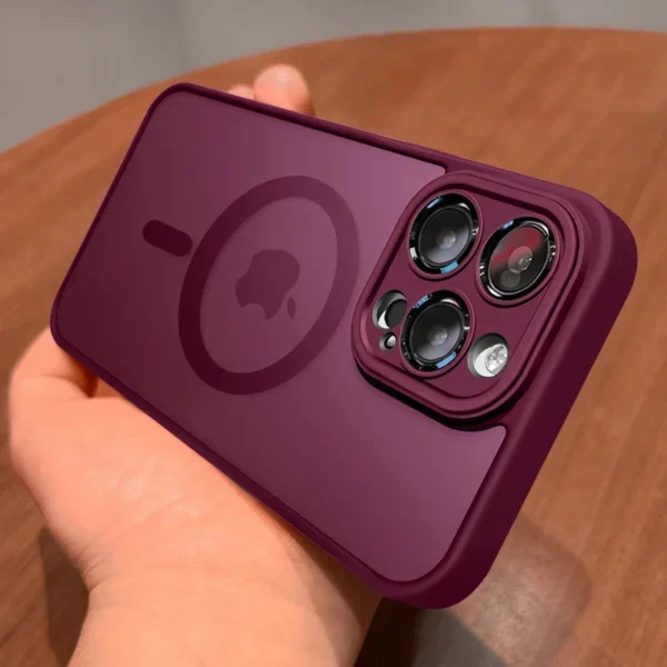 Magnetic Matte Shockproof Case for iPhone 12–17 Pro Max - Image 10