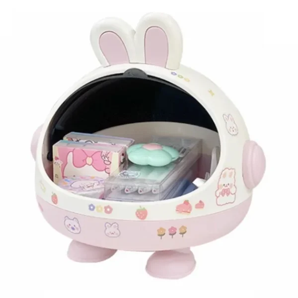 Cute Desktop Storage Box – Kawaii Desk Organizer for Girls - Image 6