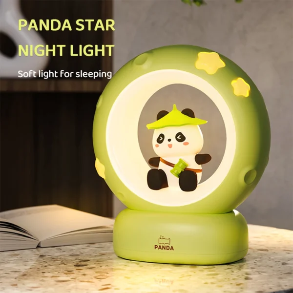 Cute Animal Moon Night Light – USB Rechargeable Lamp - Image 5