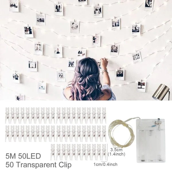 Photo Clip Light Banner – Party & Celebration Decor - Image 10