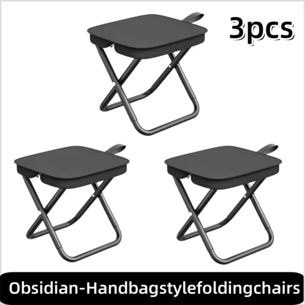 Compact Folding Stool with Storage Bag – Lightweight Travel Chair for Beach, Picnic & Fishing - Image 12