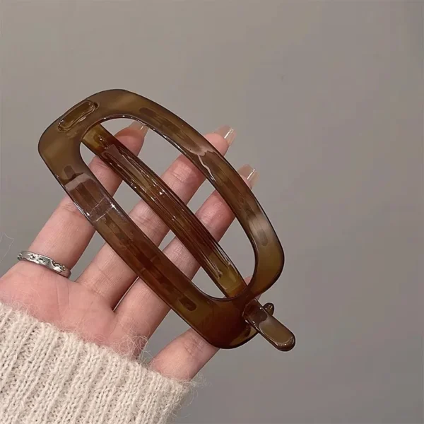 Vintage Twist Oval Hair Clips for Women - Image 7