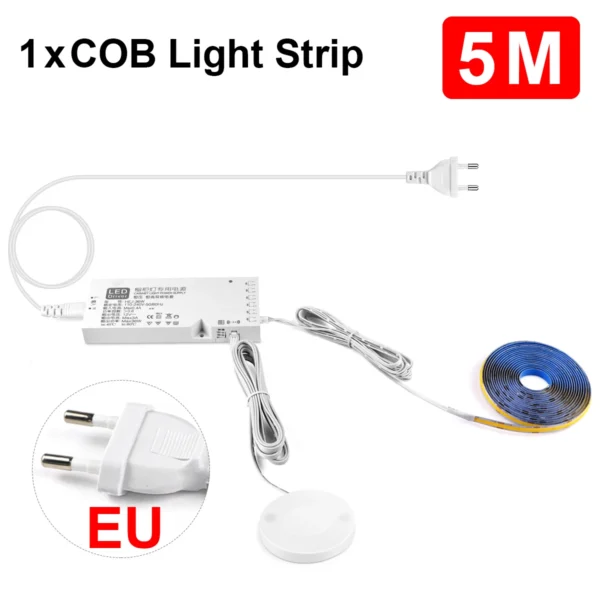 Rybakov COB LED Strip Touch Light 320 LEDs/m – Warm/Neutral - Image 12