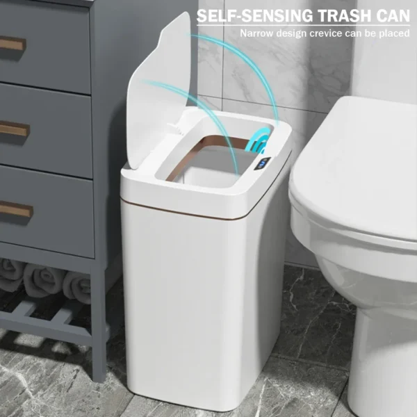 Smart 15/18L Touchless Sensor Bin for Kitchen & Bathroom - Image 7