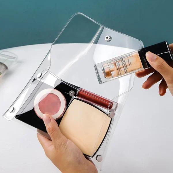 Portable Transparent PVC Cosmetic & Toiletry Bag - Image 15