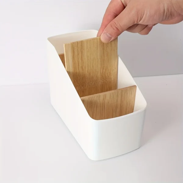 Remote Control Holder with 4 Compartments Organizer - Image 5