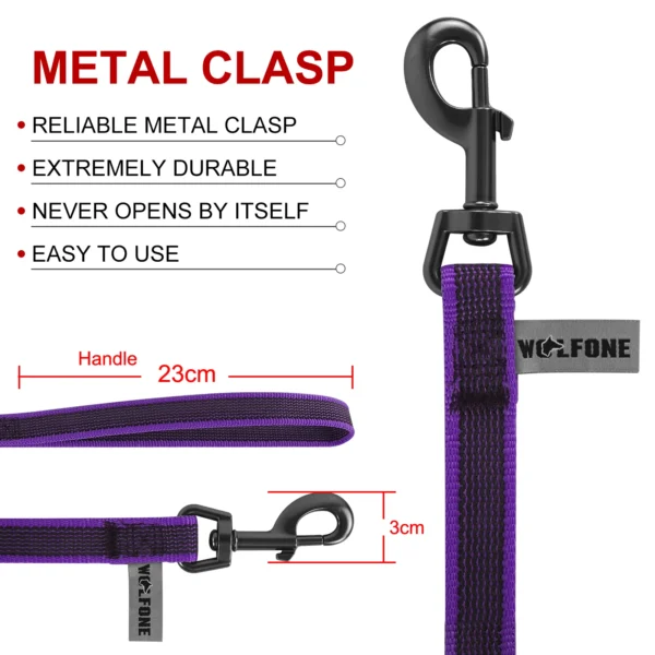 Dual-Color Medium & Long Dog Leash – 1.5M to 15M - Image 3