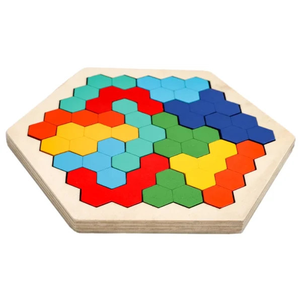 Wooden Tangram Puzzle Blocks Educational Toy Set - Image 12
