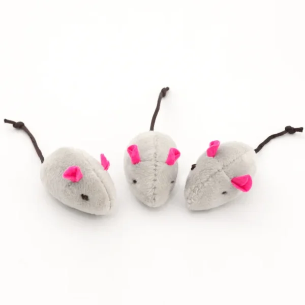Interactive Catnip Cat Mouse Toys – 3 to 200 Pcs Set - Image 2