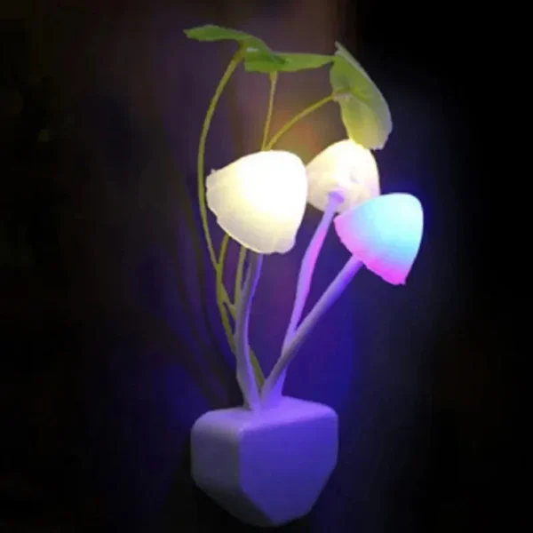 Mushroom LED Night Light with Sensor – EU/US Plug