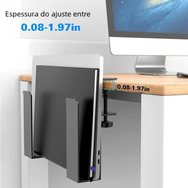 Aluminum Laptop & Tablet Stand | Desk Organizer & Charging Tray - Image 2