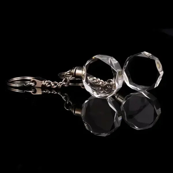 Custom LED Crystal Keyring – Engrave Your Photo or Logo - Image 3