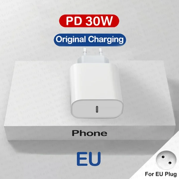 Apple 30W USB-C Fast Charger & Lightning Cable – MFi - Image 13
