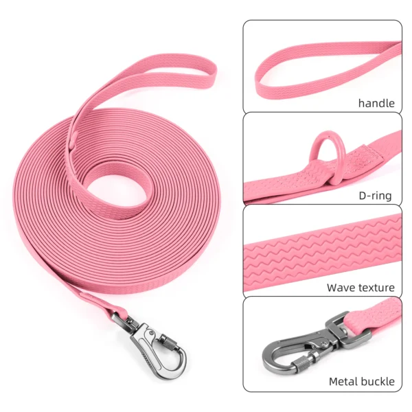 PVC Dog Leash – Non-Slip Waterproof Training Leash - Image 3