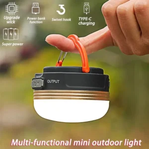 USB Rechargeable 10W COB+LED Camping Lantern
