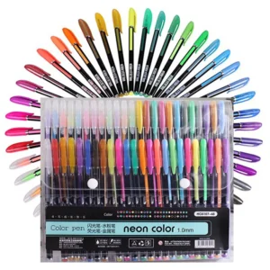 Vibrant Metallic Gel Pen Set – 12/24 Colors for Art & Journals