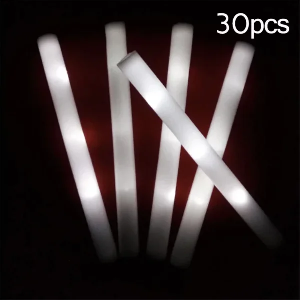 30Pcs Colorful LED Glow Sticks for Parties & Events - Image 8