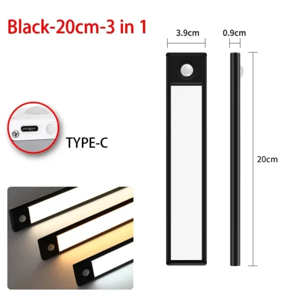 LED Motion Sensor Cabinet Light – USB Rechargeable - Image 11