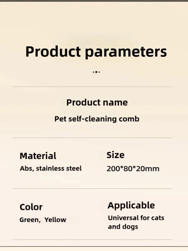 Self-Cleaning Cat & Dog Comb – Flea & Hair Removal Brush - Image 19