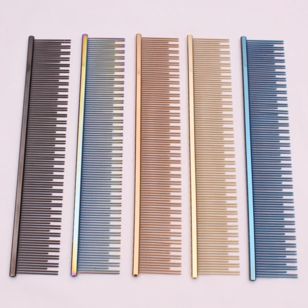 Copper Pet Grooming Comb – Knot Remover & Massage Tool
