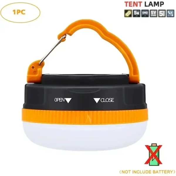 USB Rechargeable 10W COB+LED Camping Lantern - Image 14