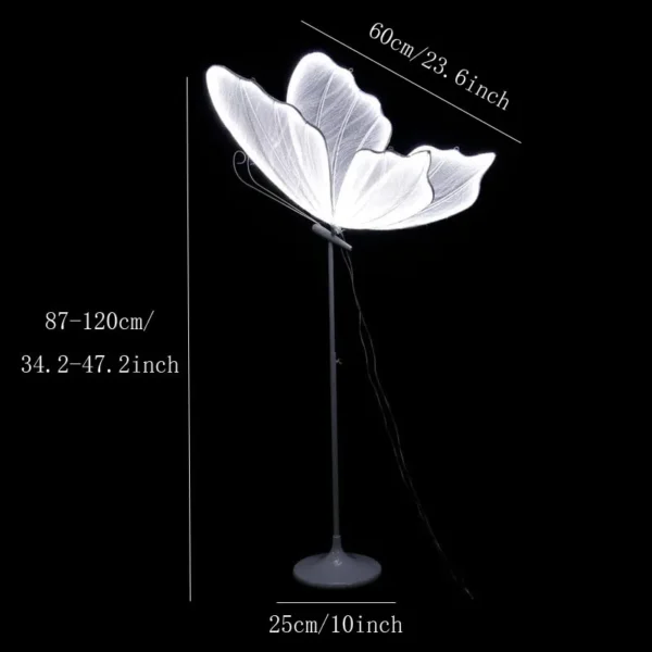 Creative Butterfly Wedding & Party Floor Lamp – 100cm - Image 9