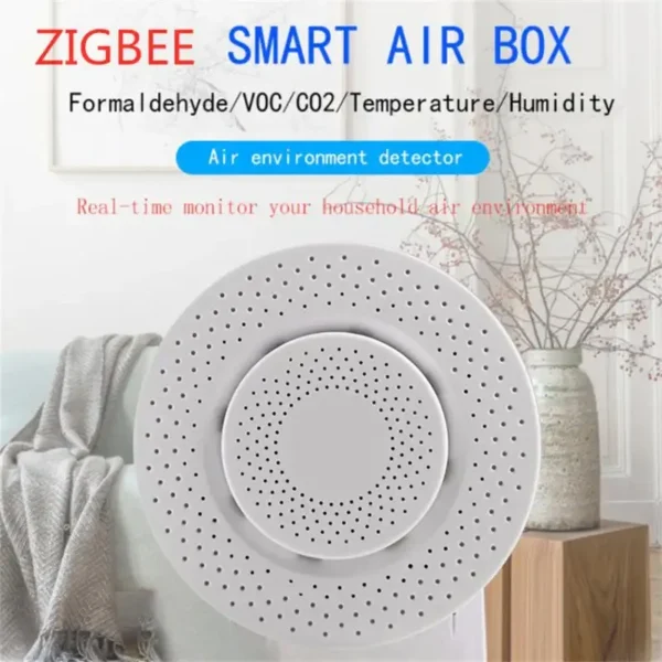 Tuya Smart WiFi/Zigbee Air Quality Monitor with CO2 Sensor - Image 7