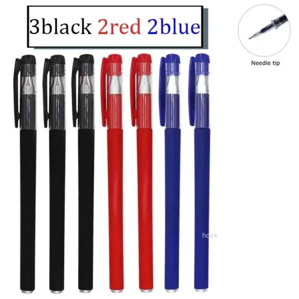 7/35 PCS Gel Pen Set 0.5mm Black & Blue for School Office - Image 25