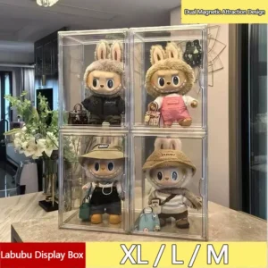 Large Transparent Display Box for Plush Dolls & Collectibles