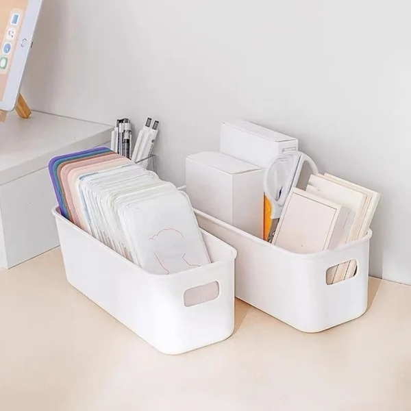 Cabinet Storage Box Storage Basket Kitchen Supplies Collection under Sink Debris Storage Box - Image 6