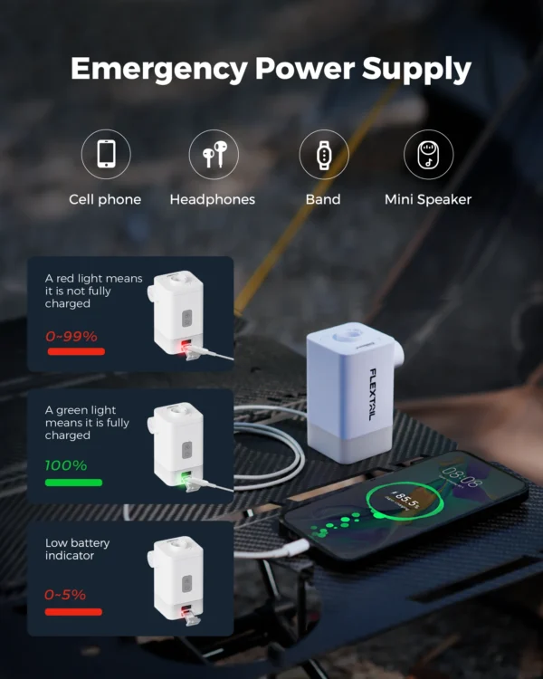FLEXTAIL Max Pump 2 Plus – Electric Air Pump & Camping Light - Image 5