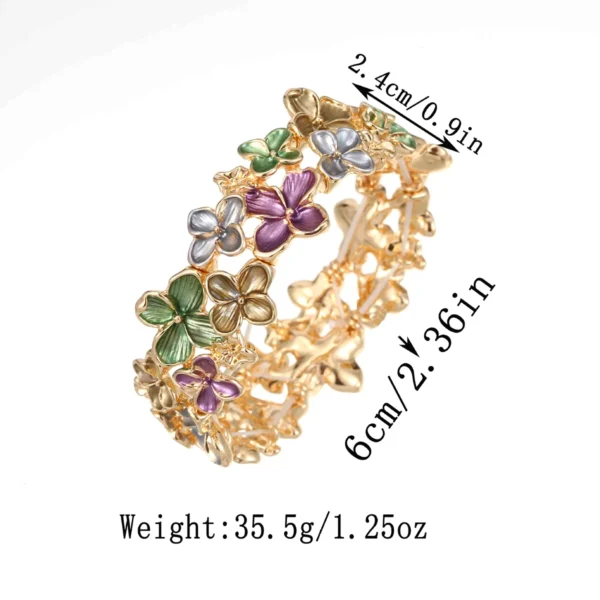 Handmade Floral Bracelet Women’s Fashion Jewellery - Image 6