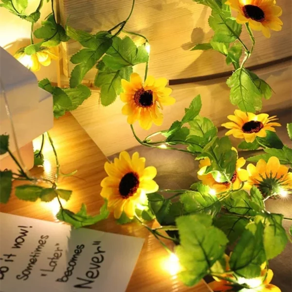 Maple Leaf LED String Lights – 2M/5M/10M Fairy Garland - Image 10