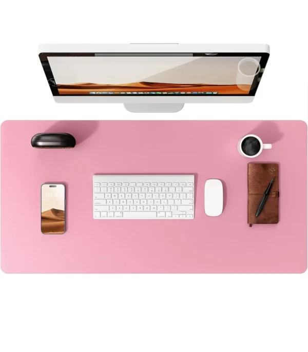 YSAGi Large Leather Desk Mat – Office & Laptop Protector - Image 12