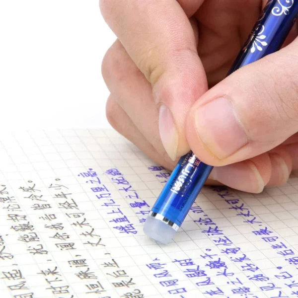 3 Erasable Gel Pens with 20 Refills & Reusable Erasers - Image 5