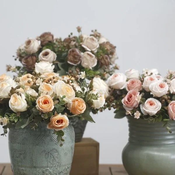 Artificial Rose Flower Bouquet for Wedding & Home Décor - Image 2