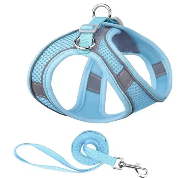 Adjustable Small Dog Harness & Leash Set – Nylon Vest - Image 11
