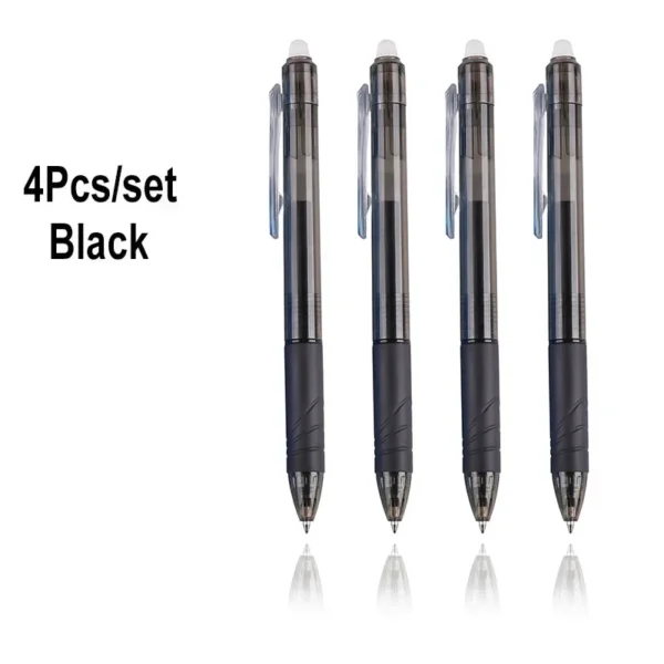8-Color 0.7mm Retractable Erasable Gel Pen Set - Image 10