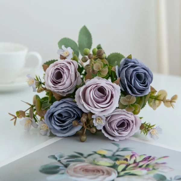 Artificial Rose Flower Bouquet for Wedding & Home Décor - Image 10