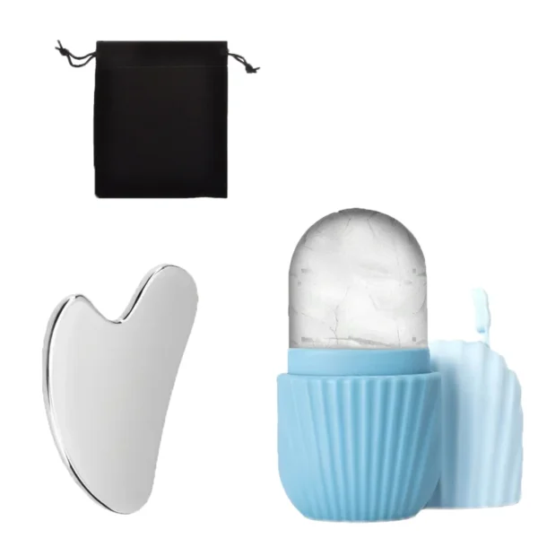 Ice Face Roller & Gua Sha Set – Skin Care Tools - Image 9