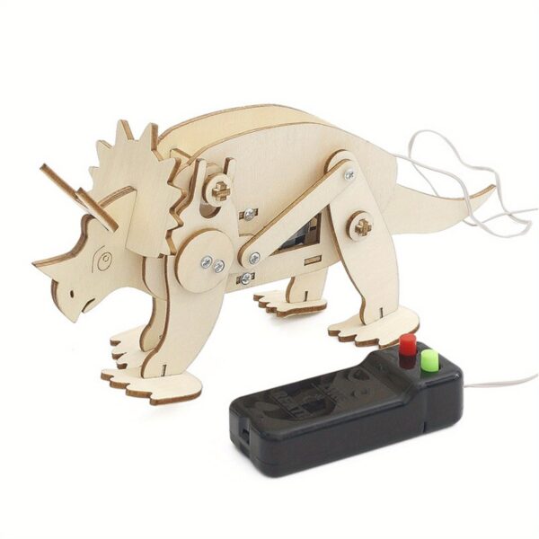 Dinosaur STEM Wooden Puzzle Robot Kit for Kids - Image 19