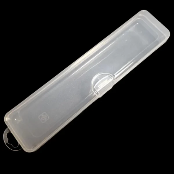 Transparent Flip-Top Makeup Brush Storage Box - Image 6