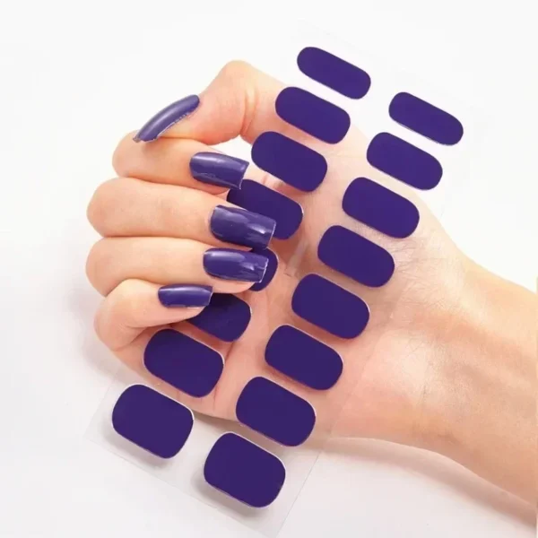 16Tips Long-Lasting Gel Nail Stickers – Full Coverage Wraps - Image 7
